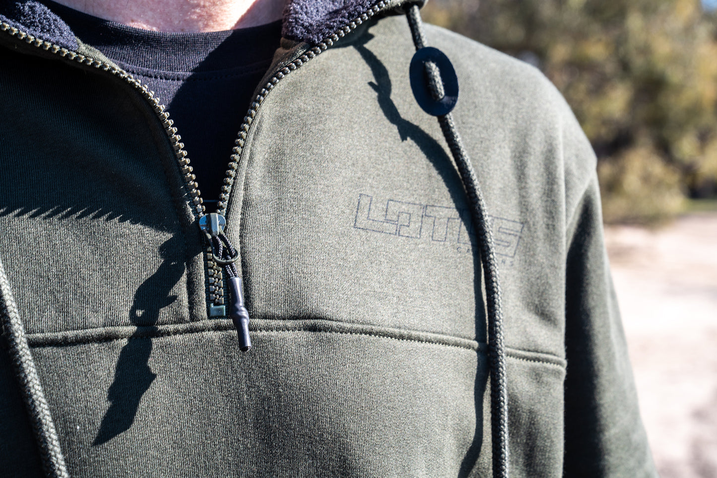 Lotus Caravans Adventure Hoodie - OLIVE - Mens
