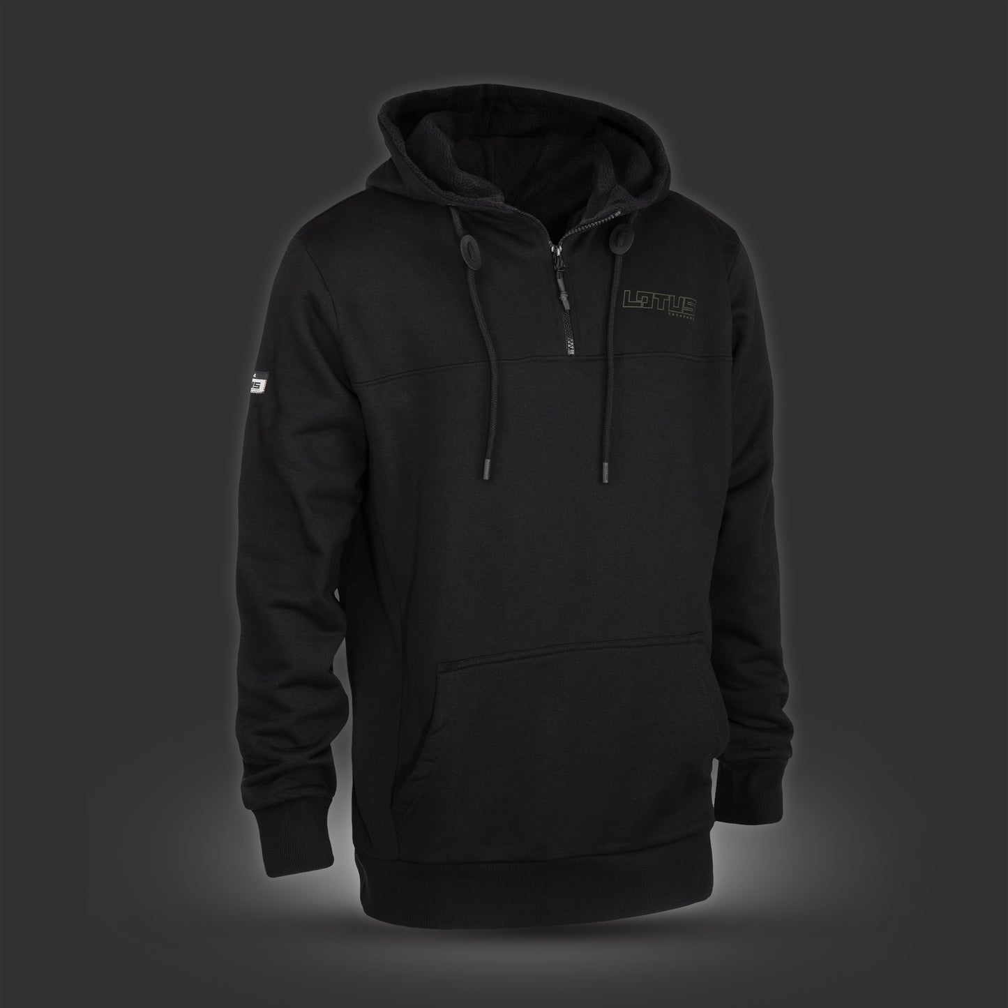 Lotus Caravans Adventure Hoodie - BLACK - Mens